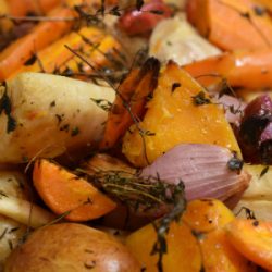 Roast Turmeric Veg